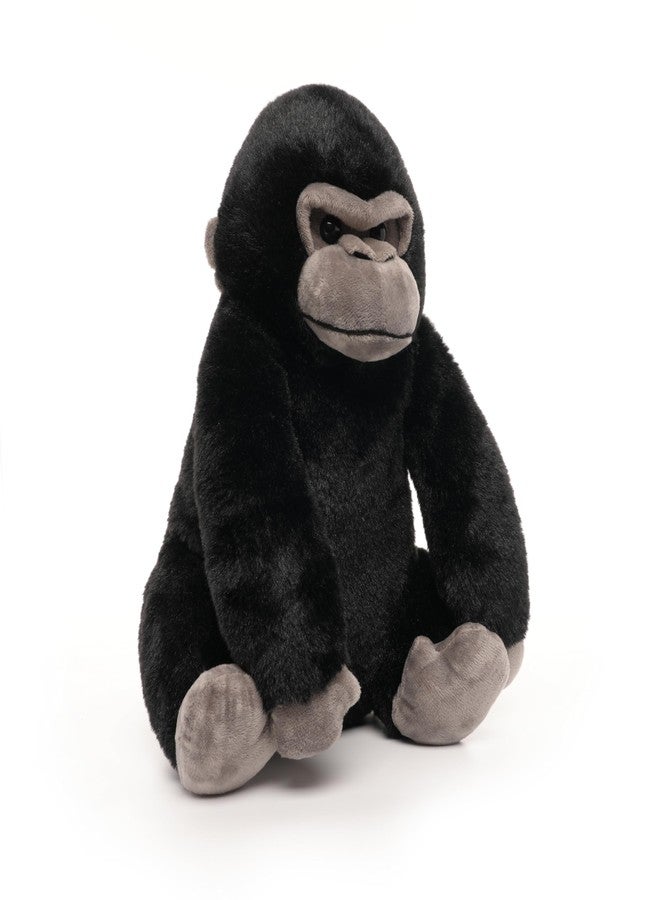 WEIGEDU Black Gorilla Stuffed Animals, Gorilla Apes Plush Toys for Boy Girl Kids Birthday, 12 inches - Image 2
